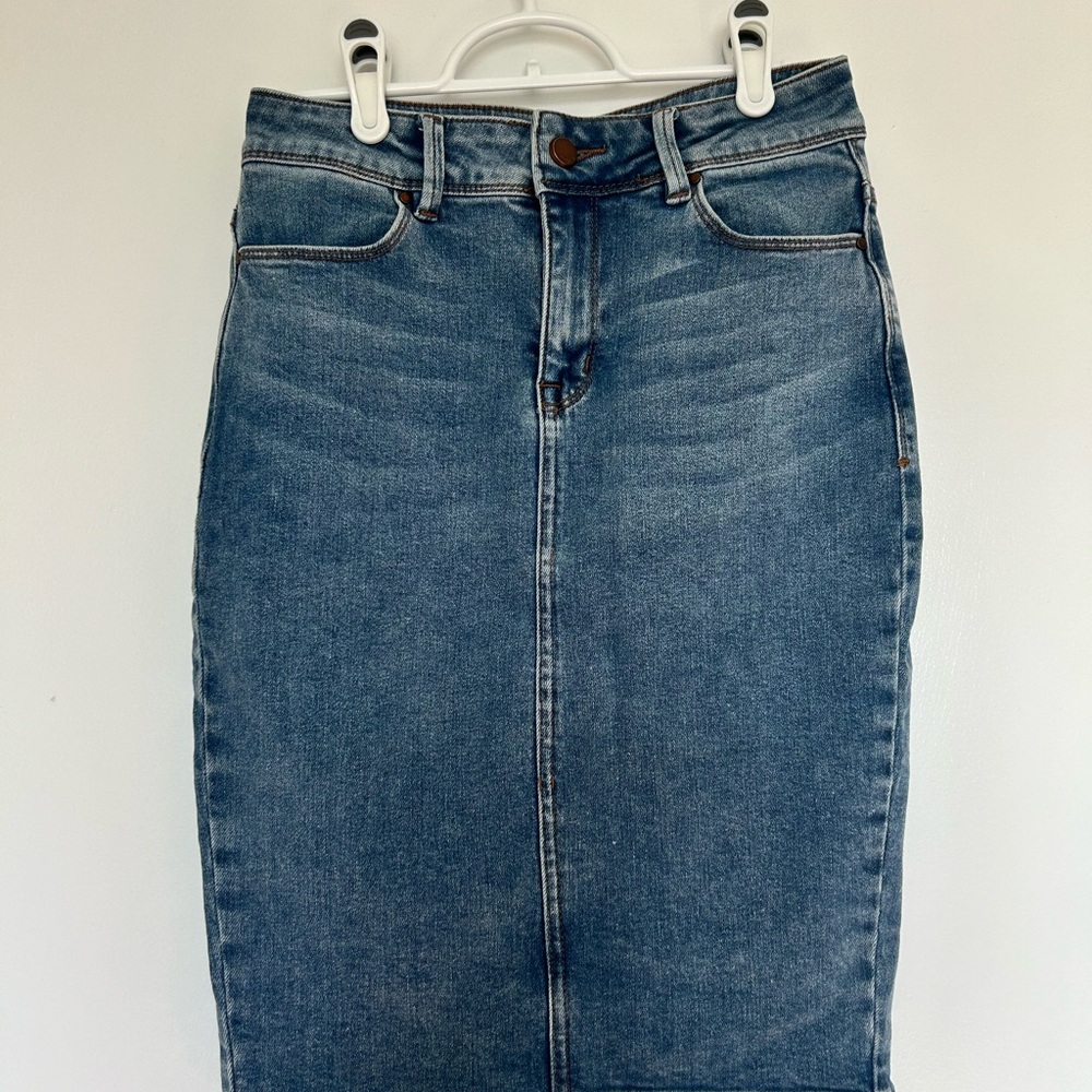 RW&CO. Blue Denim Skirt